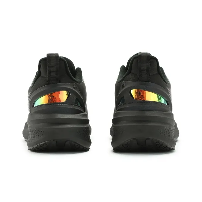 361° Rain Screen Cushioned Anti Slip Wear Resistant Water Resistant And Warm Low Top Running Shoes Men's Obsidian Black-3