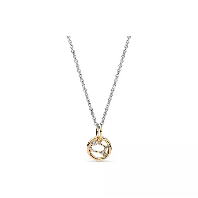Pandora Copper Silver Alloy Necklaces Unisex Multicolor-11