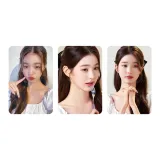 Midnight Floating Light-Image Color Three Small Round Photocards