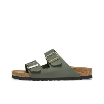 Birkenstock Slide Slippers Women's Light Green Regular