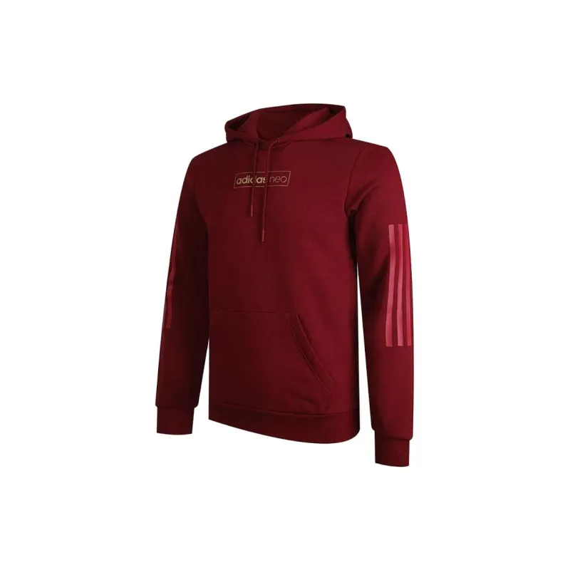 Adidas Neo Sweatshirts Men Burgundy-2