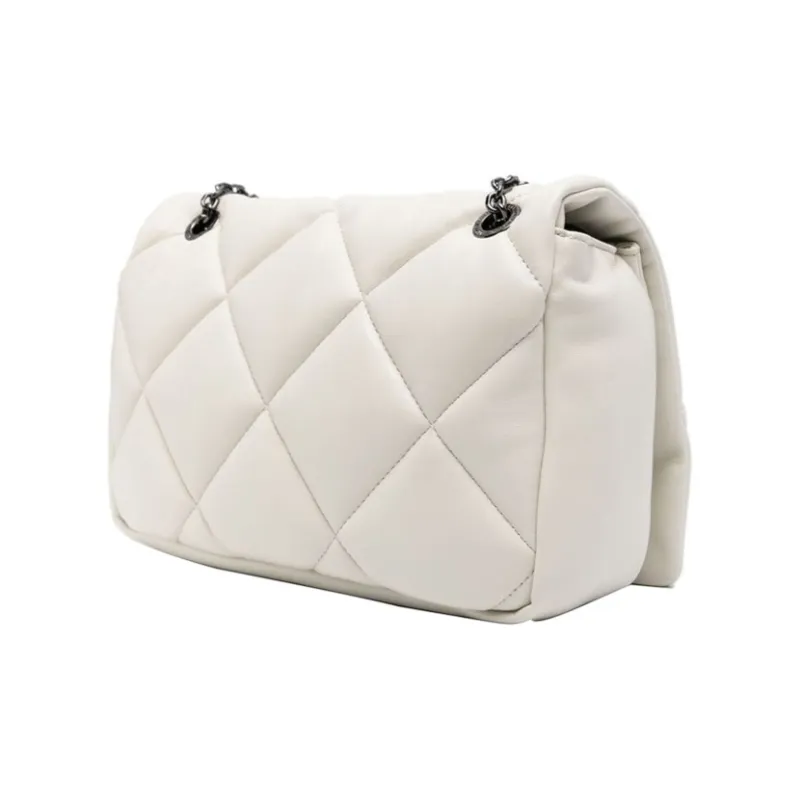EMPORIO ARMANI Polyester Crossbody Bag, Shoulder Bag Women's Ivory White-1
