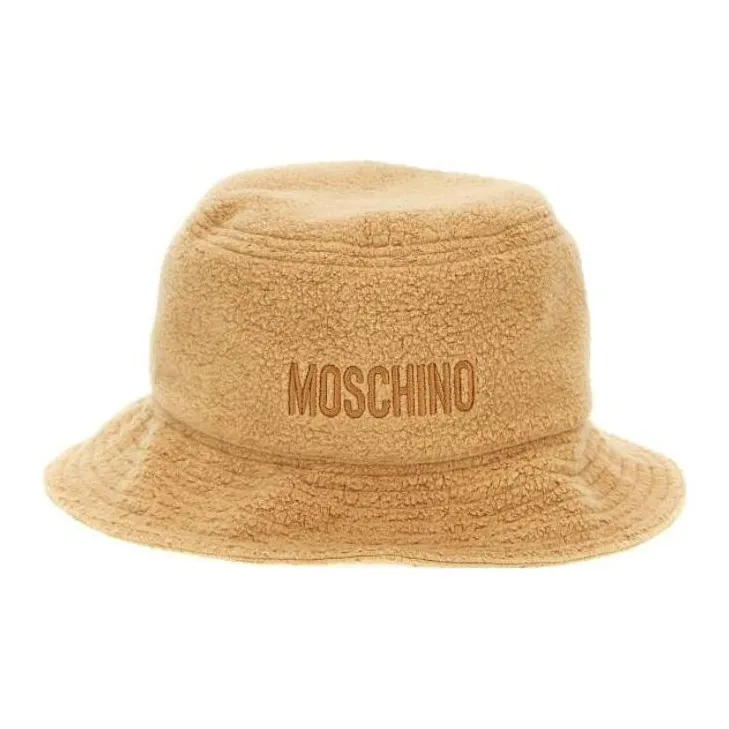 MOSCHINO Teddy Logo Embroidered Bucket Hat-2