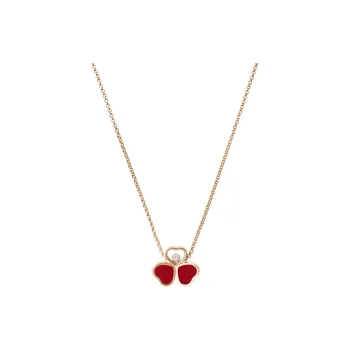 Chopard 18kt Rose Gold Happy Heart Necklace