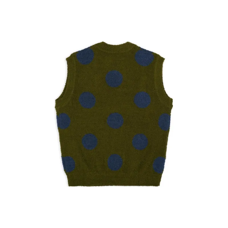Brain Dead Teddy Fur Dot Knitted Vest-1
