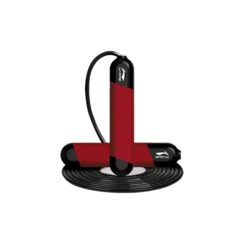 LiNing Fitness Training Non Countable Jump Ropes Fitness Crowd PVC Rope ABS TPR Controller 2.8m Black
