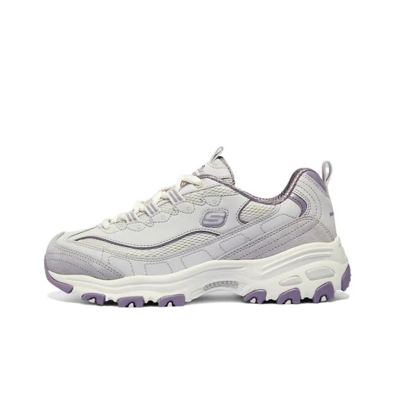 Skechers D'Lites 1.0 Shoes 'Grey Purple' Women's-0