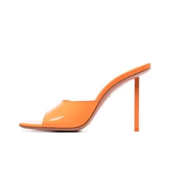 AMINA MUADDI Laura Calf Leather Mules