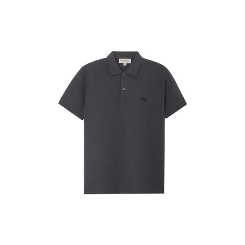 Burberry Polo Shirts Men Dark Gray