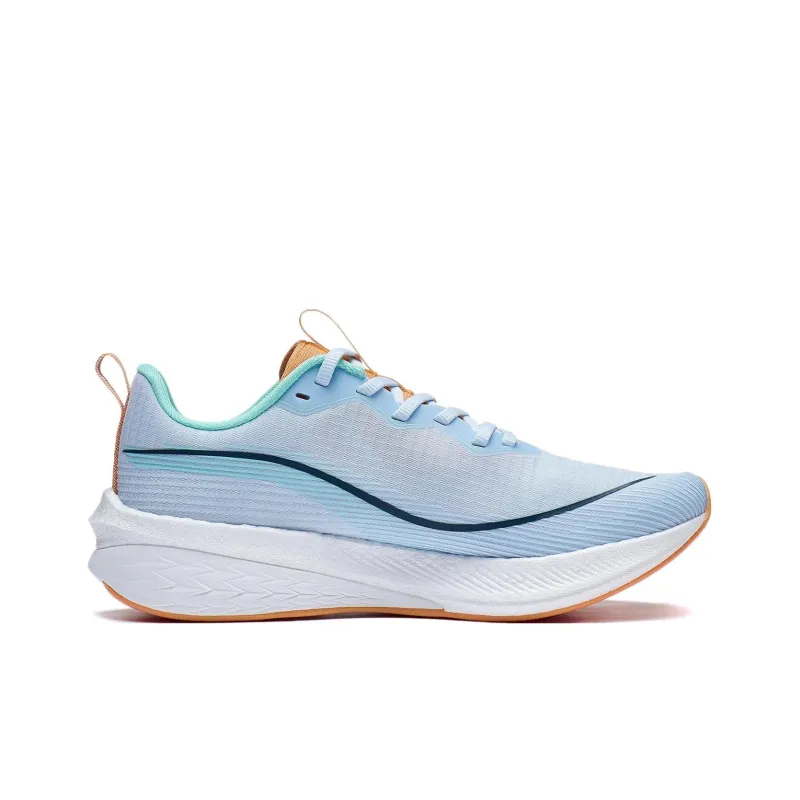 LiNing Red Hare 6 Pro Cushioning Abrasion Resistant Breathable Rebound Low Top Running Shoes Women's Sky Blue-1