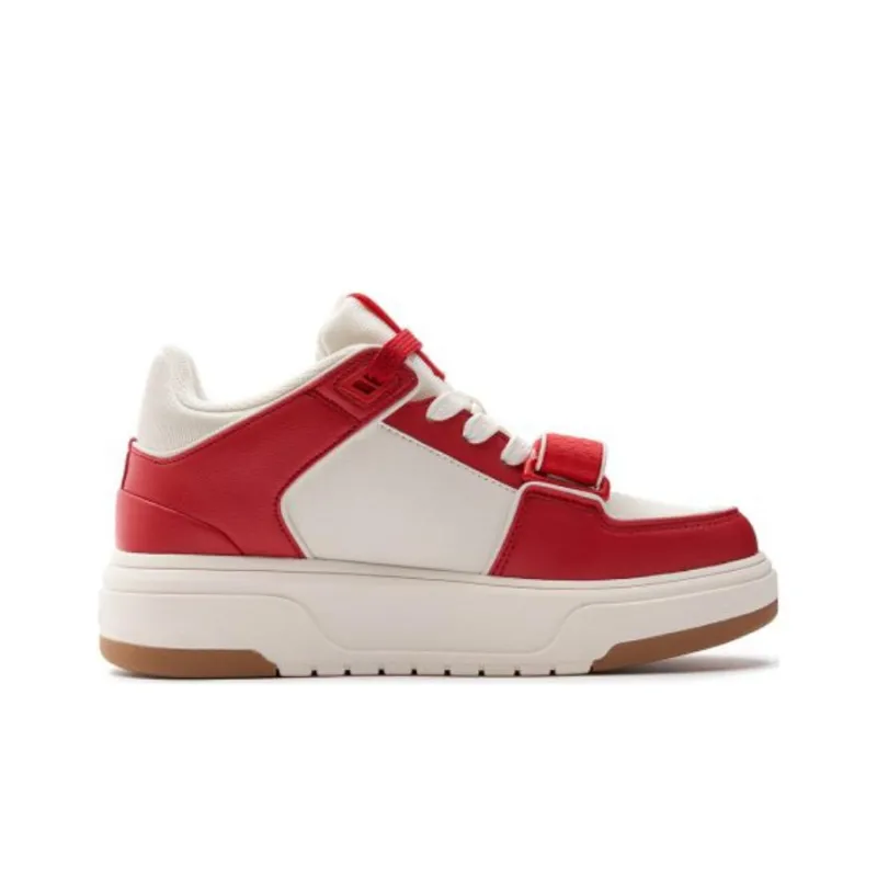 MLB Chunky Liner Wear resistant And Lightweight Low Top Skateboard Shoes Unisex Red-1