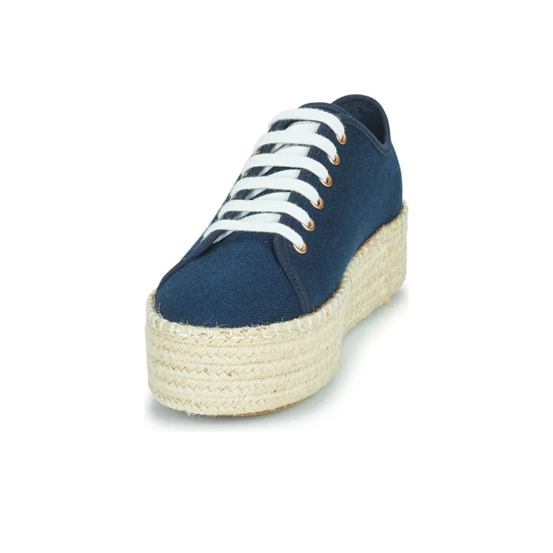 Levis Abrasion Resistant Low Top Canvas Shoes Women's Blue-2