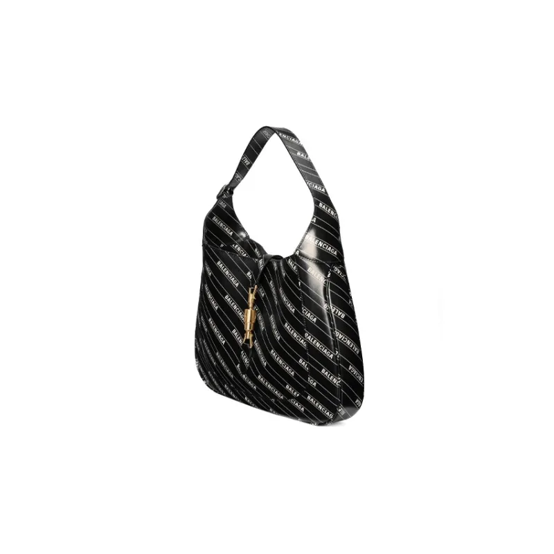 GUCCI Jackie 1961 Leather Crescent Shoulder Bag Shoulder Bag Women's Black-2