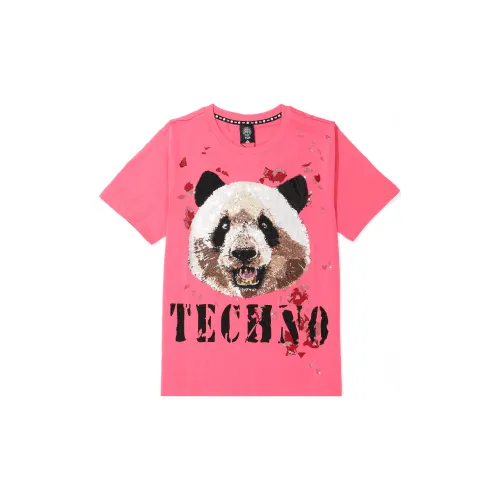 TCH T-Shirts Unisex Panda Pink