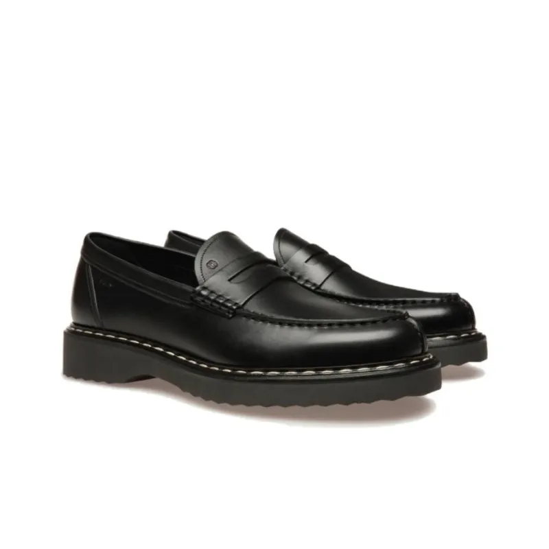 BALLY Necko Leather Penny Loafers-1