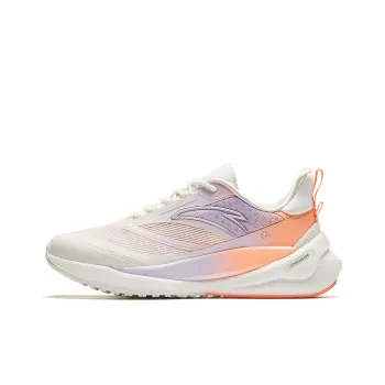 Anta Running Collection C37 Fourth Generation Abrasion Resistant Low Top Running Shoes Women's Beige Purple