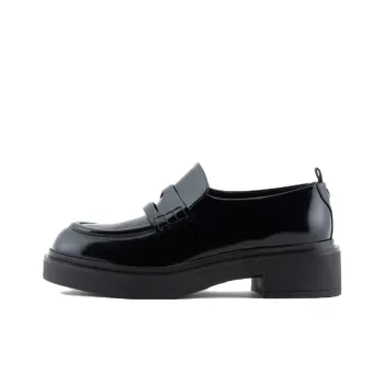 EMPORIO ARMANI Penny slot Chunky Leather Loafers