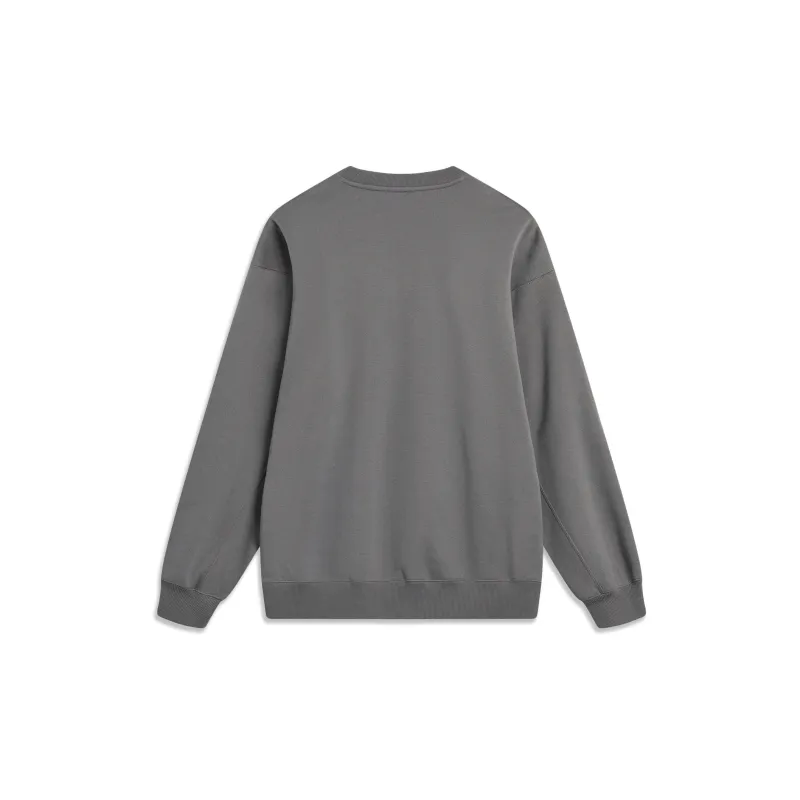 LiNing Badfive Sweatshirt Unisex Road Gray-1
