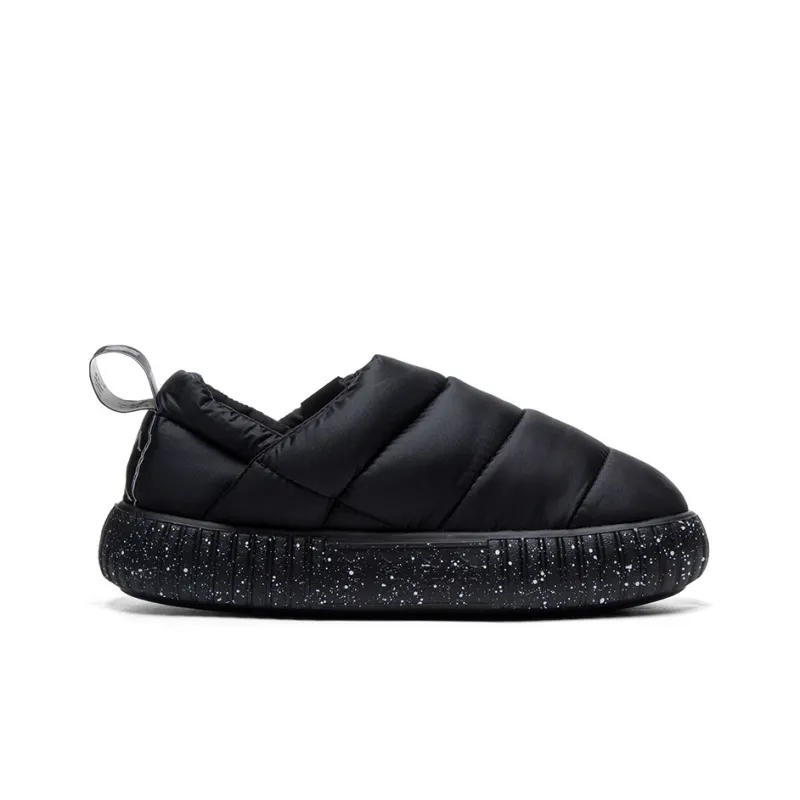 Kappa Warm Wear Resistant Slip Resistant Low Top Casual Shoes Women's Black-1