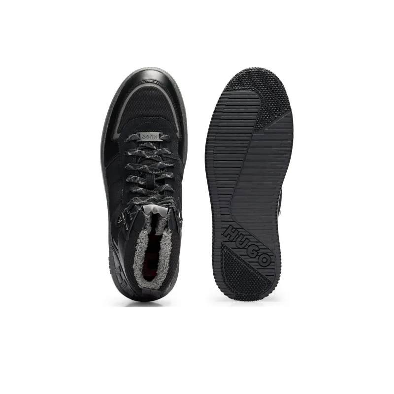 HUGO Logo-appliqué Hi-top Sneakers-4