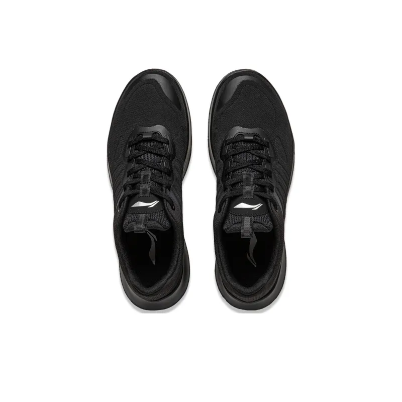 LiNing Feather Cushioning Breathable Low Top LIGHT FOAM Technology Running Shoes Men's Black-3