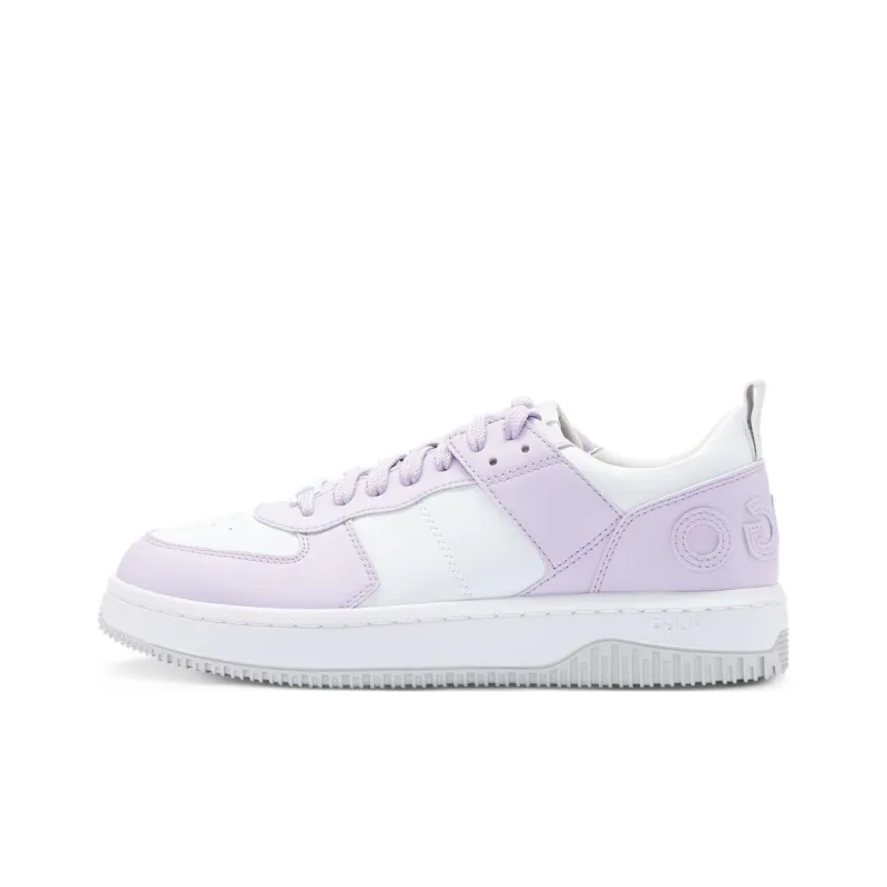 HUGO BOSS Wear-Resistant Low-Top Skateboard Shoes Women's Light Purple-0