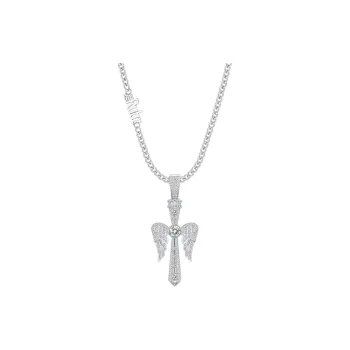 TheRubz Alloy Zircon Pendant Necklaces Unisex