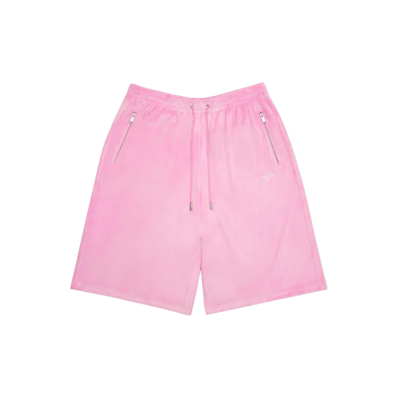 TEAM WANG Brushed effect Drawstring Bermuda Shorts-3