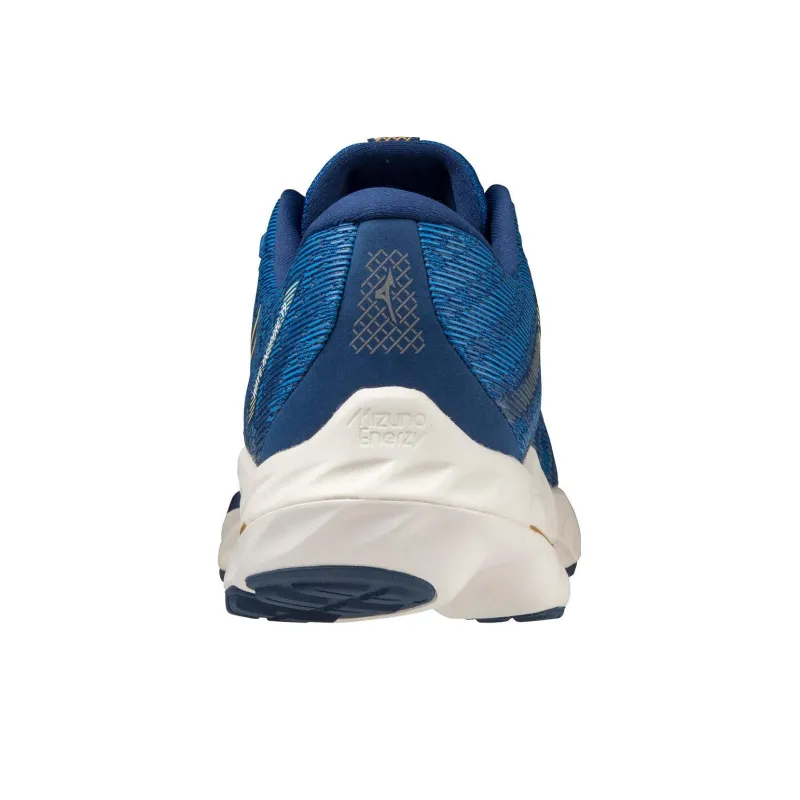 Mizuno Wave Inspire 19 Wear-Resistant Low-Top Running Shoes Men's Blue-3