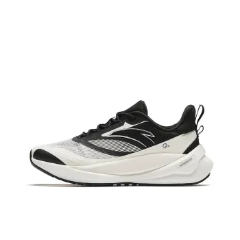 Anta C37 Fourth Generation Wear Resistant Low Top Running Shoes Women's Black White