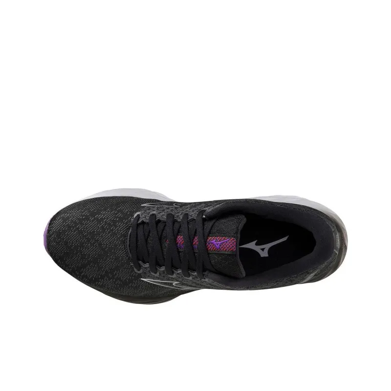 Mizuno Wave Inspire 19 Wear-Resistant Low-Top Running Shoes Women's Black-4