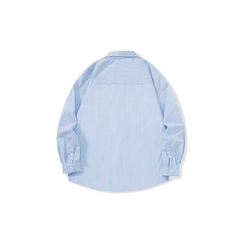 MOPE SS23 Shirt Unisex Blue White Stripes-1