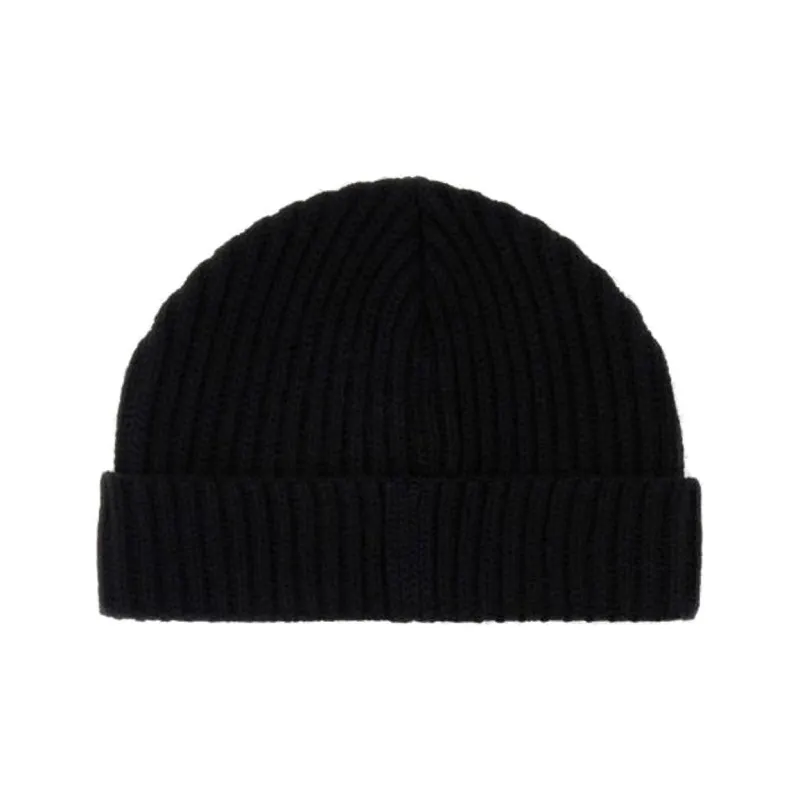 Valentino Vltn Logo Patch Knitted Beanie-1