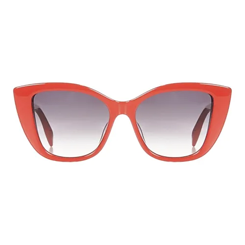 Alexander McQueen Acetate Cat Eye Sunglasses Women's Red