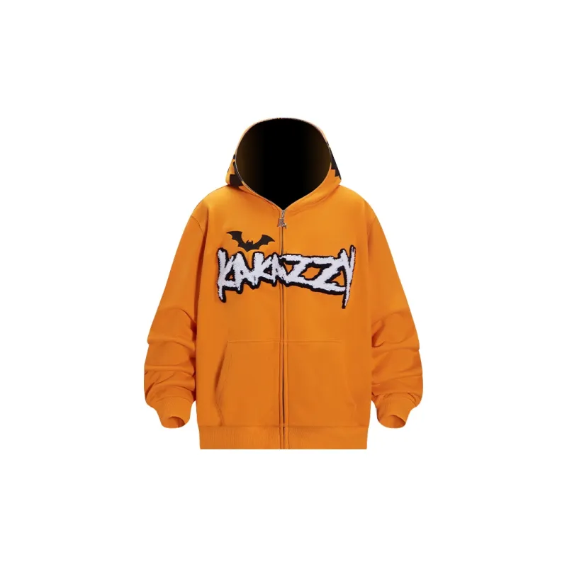 KAKAZZY Sweatshirts Unisex Orange-3