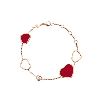 CHOPARD Karat Gold Bracelets Women's Rose Gold
