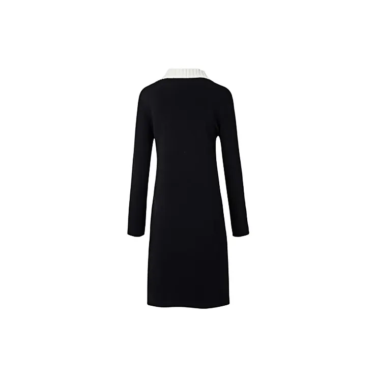 III VIVINIKO Long Sleeved Dresses Women's Black-1