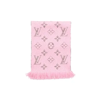 LOUIS VUITTON Wool Scarves Unisex Ballet Pink
