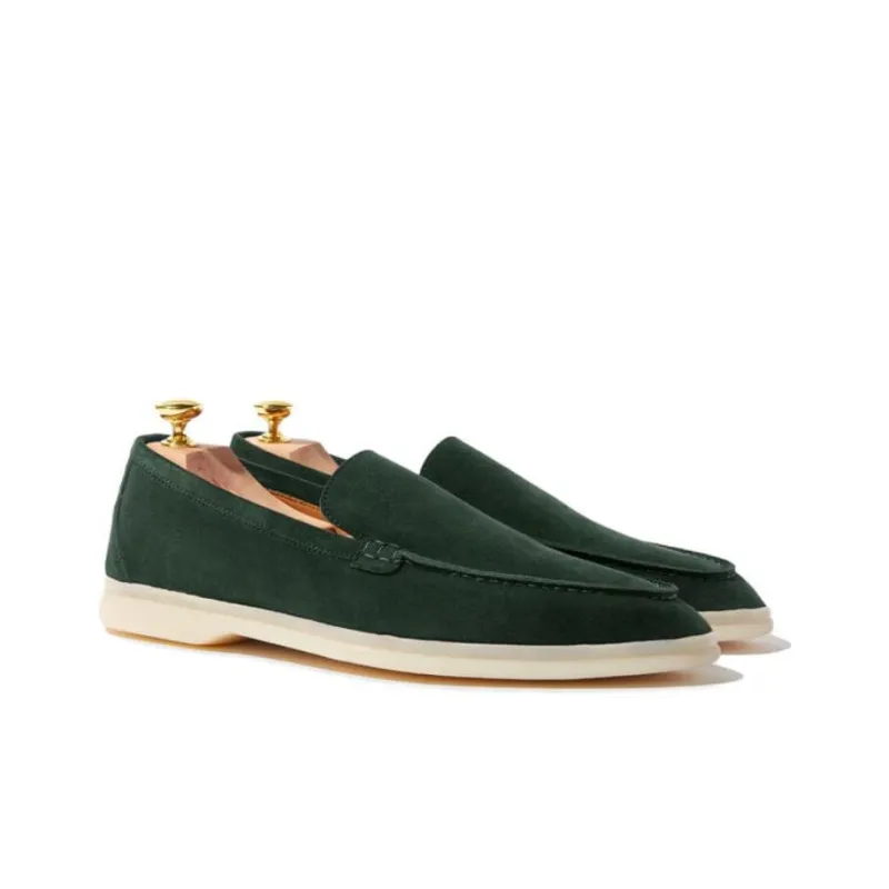 SCAROSSO Ludovico Round Toe Slip On Loafers-2