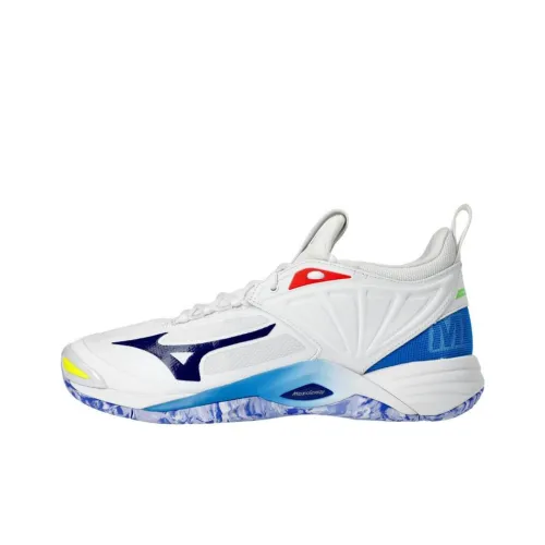 Mizuno Wave Momentum 2 'White Pearl Blue'