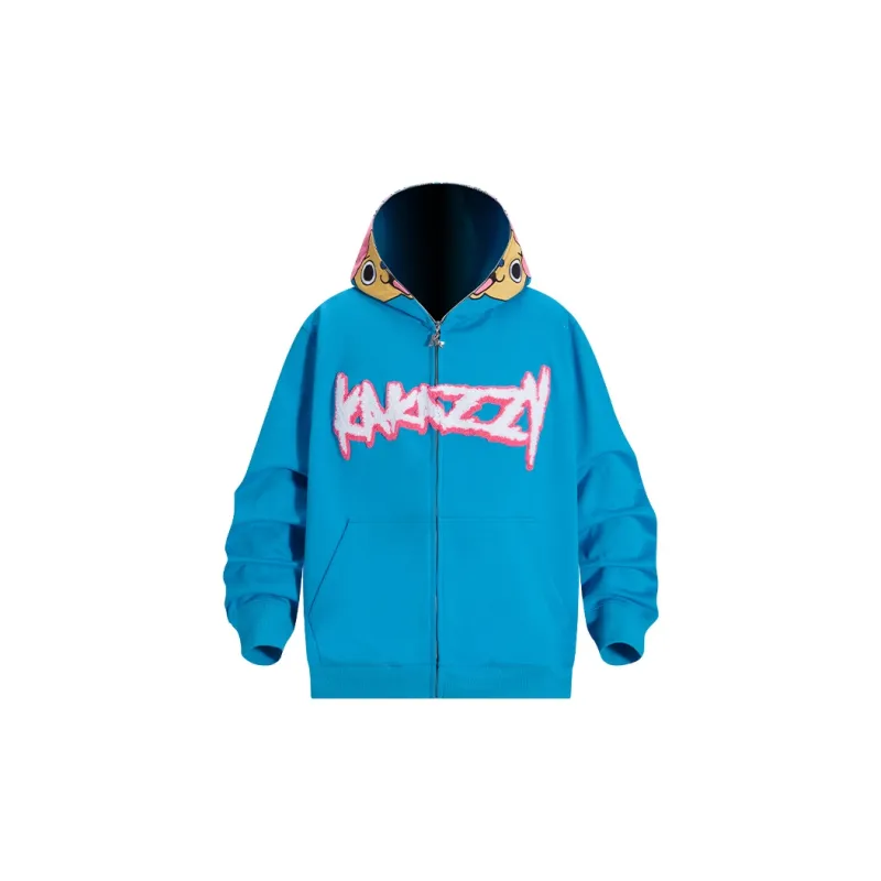 KAKAZZY Sweatshirts Unisex Sky Blue-3