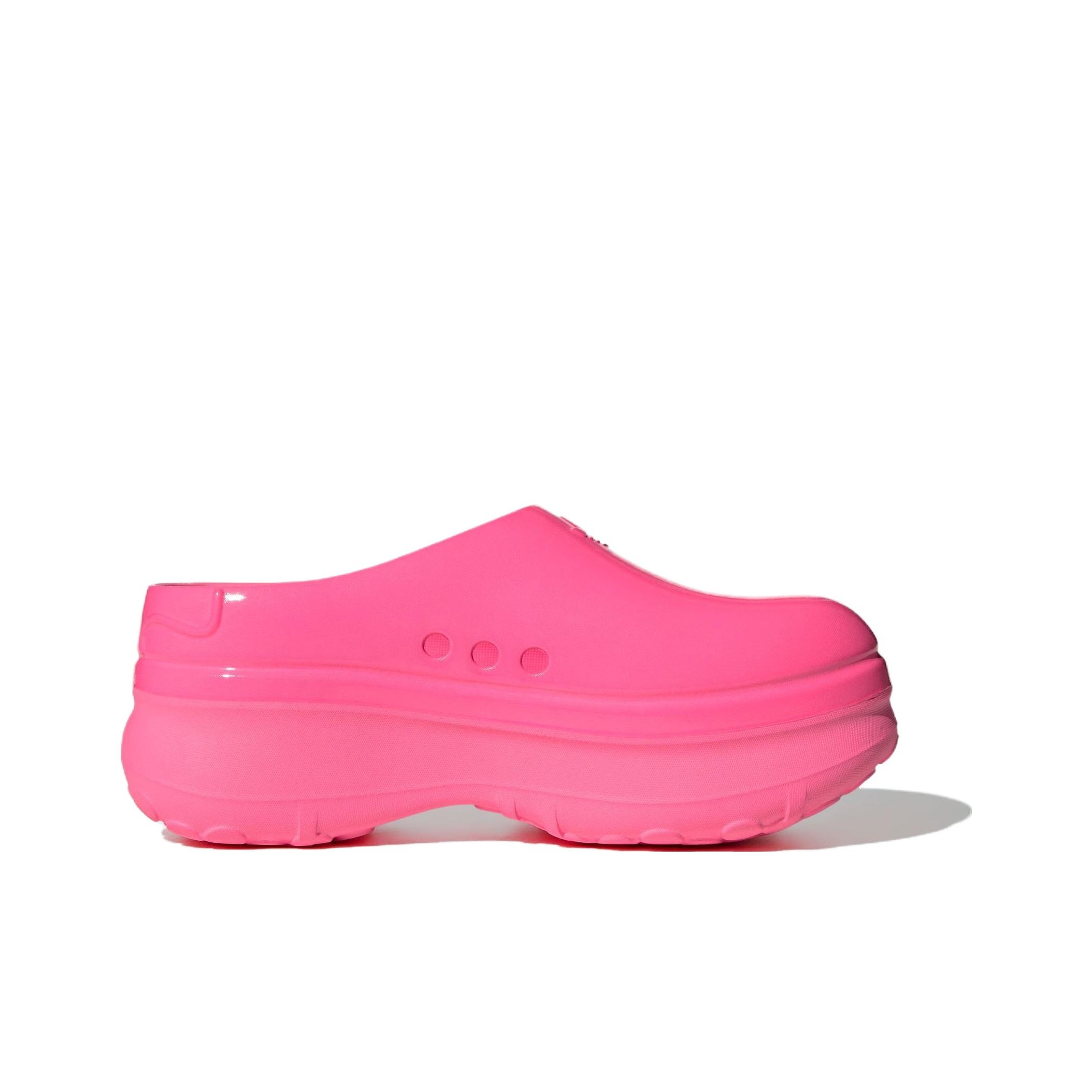 Adidas originals AdiFOM Stan Smith Mule Neon Pink POIZON