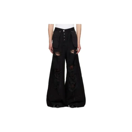 Vetements Jeans Men Black