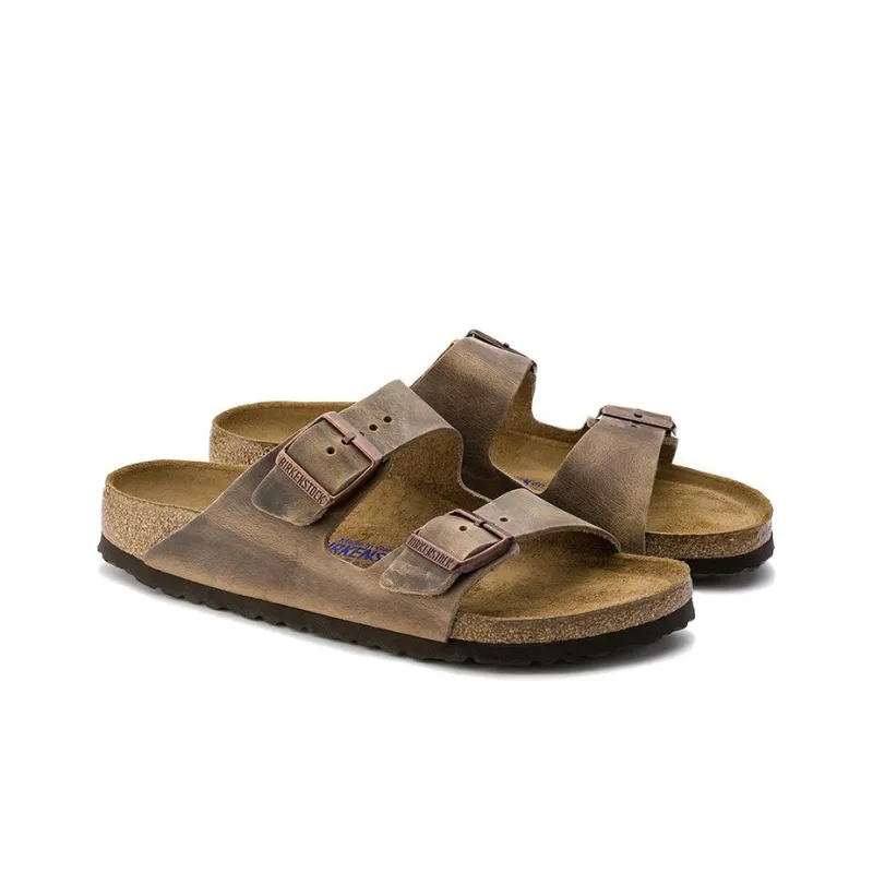 Birkenstock Arizona Soft Footbed Oiled Leather 'Tobacco Brown'-2