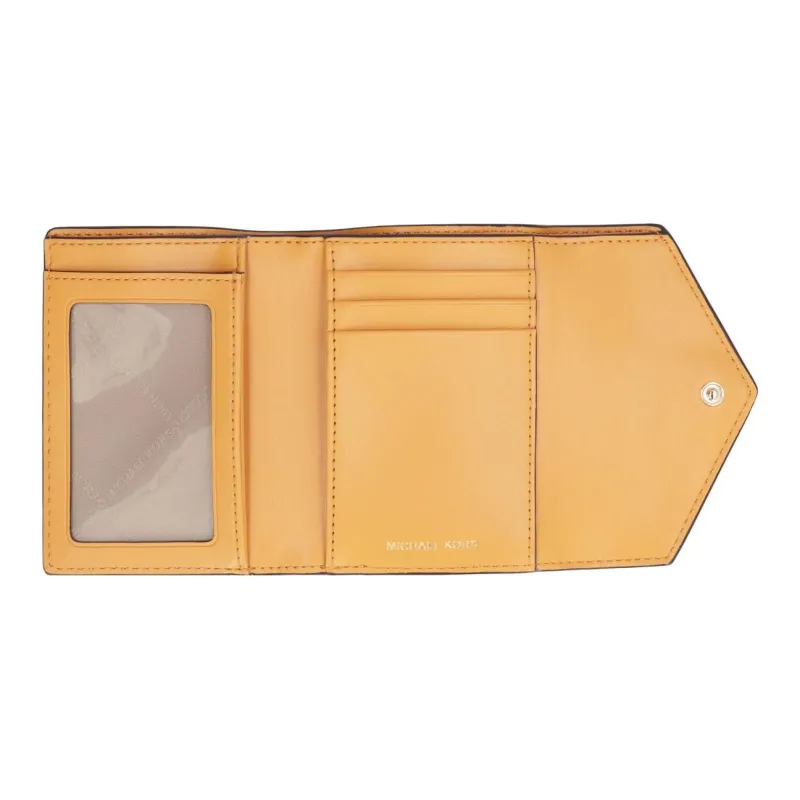 MICHAEL KORS Cow Leather Wallet Small Size Women's Yellow-2