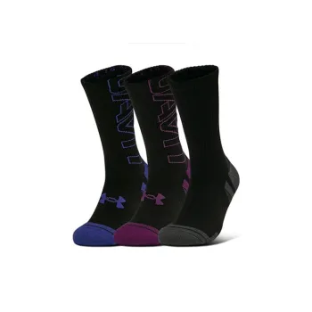 Under Armour Performance Tech Mid Calf Socks Unisex 3 Pack Black