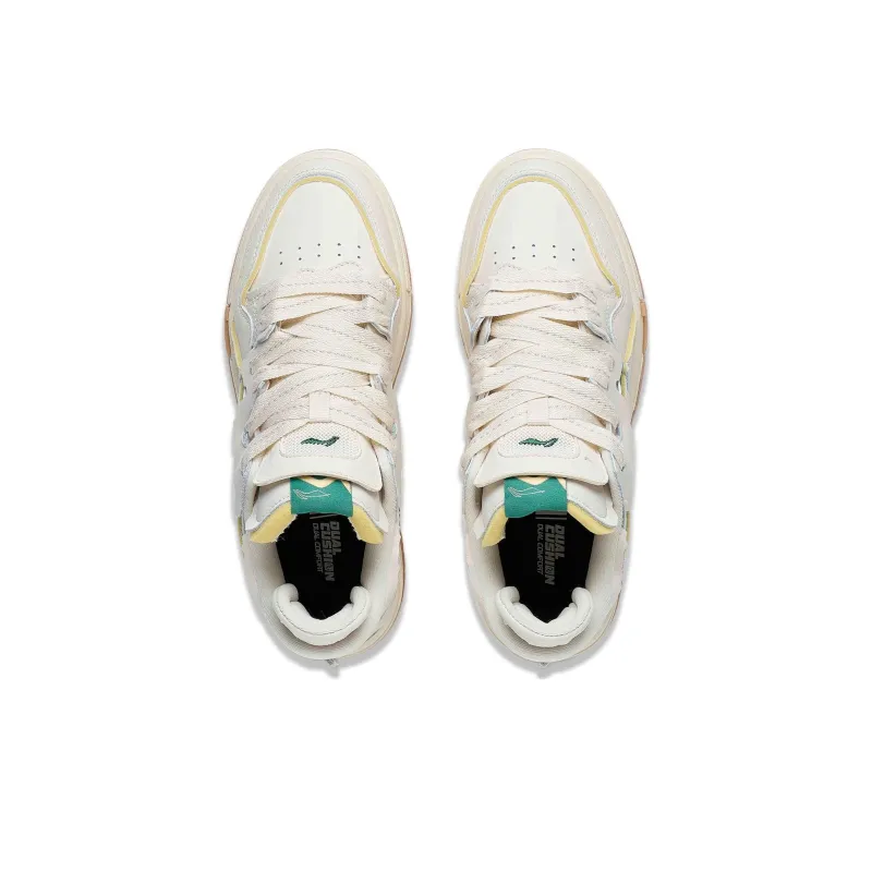 LiNing Wave Pro Cushioning Wear Resistant Low Top Skateboard Shoes Women's Pine Green-3