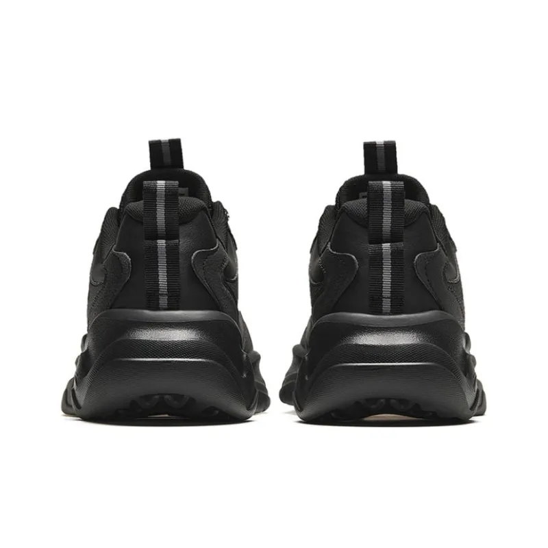 Anta Life Collection Wear Resistant Low Top Casual Shoes Men's Black-3