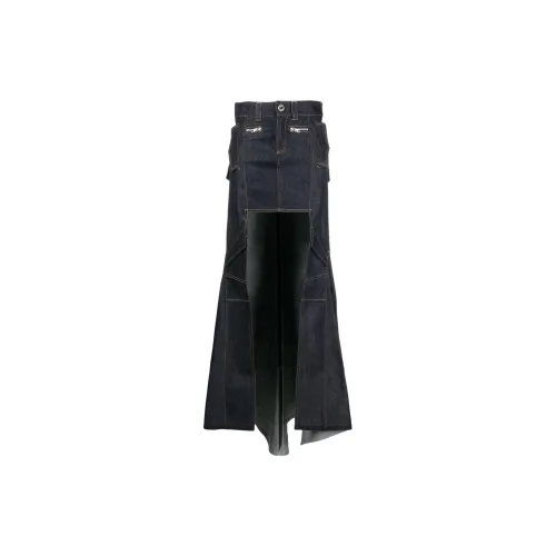 COPERNI Denim Long Skirts Women's Indigo