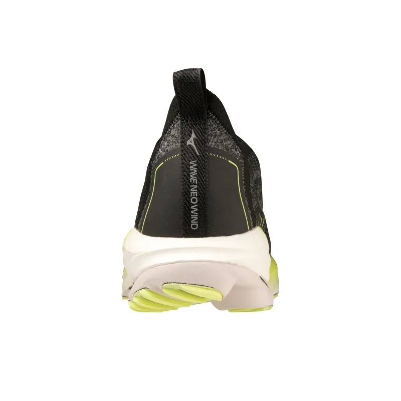Mizuno Wave Neo Wind 'Undyed Black Luminous'-3